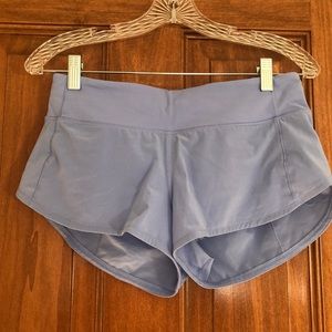 Lululemon Lavender speed up Shorts Size 4